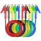 Goupchn 5PCS Alligator Clips Test Leads Dual Ended Crocodile Wire Cable with ...