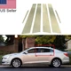 For Buick Lacrosse 2010-2016 6Pcs Mirror Chrome Pillar Posts Door Trim Covers