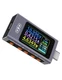 POROMETISTO UT01C USB Tester 3.3-30V 0-12A USB C Cable Multimeter Fast Charge Pr