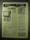 1950 RCA WV-97A Voltohmyst, WO-57A Oscilloscope Ad