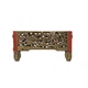 Chinese Vintage Wood Golden Relief Carving Wall Hanging Art Plaque GB203