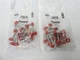20 Pack - Pomona 1581-2 Red Panel Mount Banana Jacks