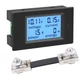KETOTEK Digital Ammeter Voltmeter DC Voltage Current Power Energy Meter Black