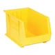 Quantum Storage Systems Qus260yl Hang & Stack Storage Bin, Polypropylene,