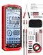 ANENG Multimeter,Digital Voltmeter Tester,TRMS 6000 Counts Rechargeable Red 