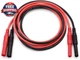 Heavy-Duty 4mm Banana Plug to Jack Connector Meter Test Lead Extension