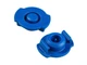Nordson EFD 7366113 Syringe Barrel End Caps, 5cc, Blue, 50/Pkg, Optimum Series
