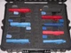 New Black Pelican 1600 10 Pistol case includes precut foam with Free Nameplate