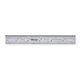 Mitutoyo 182-101 Steel Rule, Rigid, 6X3/4 In, 8/16/32/64Ths