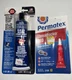 Permatex Threadlocker Red Sealer + Pro Seal Silicone Instant Gasket Set of 2