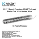 60/40 Tin/Lead Solder Wire Rosin Flux Core 3% Kester 44 - .031&rdquo; (.8mm) - 6 Feet