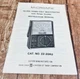 Radio Shack Multitester Instructional Manual MICRONATA CAT.NO. 22-204U
