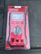 Sexy Red Sears Craftsman Nos Automotive Digital Multimeter CMMT14171