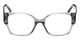 MCM MW5009-D 020 Clear Grey Square Geometric Eyeglasses 53-18-140 RX