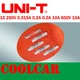UNI-T 250V 0.315A 0.2A 0.2A 10A 600V 10A Fast blow FUSE for UT33D Multimeter AU
