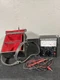 ATLAS 616A ELECTRONIC BLASTERS MULTIMETER WITH CASE UNTESTED FOR PARTS OR REPAIR