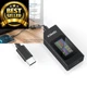 YOJOCK USB C Tester Power Meter 4-30V 0-6.5A Classic Version, Black/Silver