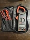 CEN-TECH 95652 Digital Clamp Meter With Case And Instructions