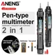 "ANENG A3005 Digital Pen Multimeter &ndash; 4000 Counts AC/DC Voltage & Ohm Tester"
