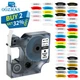 Dymo D1 Label Tape 45013 Black on White 19mm/12mm/9mm for Dymo LabelManager 160