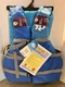 PFD X2O Universal Life Jacket Adult 2X 3X Vest Preserver Type III Blue USCG NEW