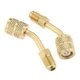 gohantee R410a Adapter 5/16 Female, 1/4 Male SAE Swivel Adapter Fits for Mini...