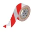 Brady 104318 Floor Marking Tape, Polyester, Striped, Red, White, 2" x 100 FT