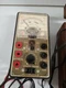 Utility Tester Superior Model 70 Tester Book,  wooden Box Vintage