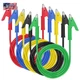 Gebildet Alligator Clips Electrical Test Leads Set, 15A Jumper Wires Heavy Duty
