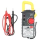 Clamp Meter Multimeter AC DC Analog Current Voltage Tester Handheld Yellow 