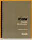 Fluke 541995 1979 8520A Digital Multimeter Calibration Manual.