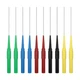 CZJZDZ 10pcs Multimeter Test Probe Back longer 5 colors*2, Black,Blue,Green 