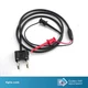 Pomona 3786-C-36 36" Banana Plug, Double, Stackable Mini Hook (2) Patch Cord