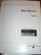 HP 3465A Multimeter operating and service manual used