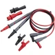 WGGE WG-011 Soft Silicone Test Lead and Safety Alligator Black, Red 