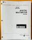 HP 03435-90001 1976 Digital Multimeter Model 3435A Operating & Service Manual.