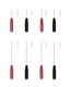 BOCEUC Electrical Back Probe Needles, 8pcs Kit Black, Red 