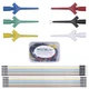BOCEUC Test Lead Set, Mini Grabber Hook Clips Small, multi-color