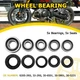 Fits 2001 2002-2007 2008 2009 Suzuki GSXR600 Wheel Bearing Kit 1X 30-6501 Silver