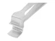 Excelta 390L-SA-PI Tweezers, For 3' Wafers, Solid Upper Paddle Lip, 4.75' OAL