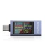 YEREADW USB C Tester Power Meter, 4-30V 0-12A Type-C KWS-2303C, Silver-Grey