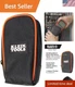 Klein Tools 69401 Durable Nylon Multimeter Carrying Case with Zipper Protection