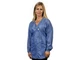 Tech Wear VOJ-23KEY-2XL - Lab Jacket Blue 2 XL