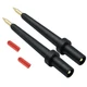 ZIBOO - 2Pk 4Mm Banana Jack 3 Tip Black (PPTK0024-2),Use for Autel Circuit... 