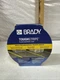 BRADY 104317 ToughStripe B-514 Tape 2" X100' Yellow Black Stripe Floor Mark Tape