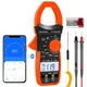 INFURIDER Digital AC/DC Volt Amp Clamp Meter,Wireless Bluetooth Auto Clear 