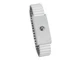 Desco 09220 - Premium adjustable, metal single wire wrist strap - White /