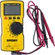 Sperry Instruments DM6850T Digital Multimeter, Thin, TRMS, Bluetooth, Yellow 
