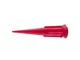Nordson EFD 7018370 Dispensing Tip, Tapered, Opaque Rigid, 25GA, 1.25' L, Red,