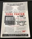1966 Accurate Tube Tester Advertising Model 157 152 VTVM 153 154 155 156 158 159
